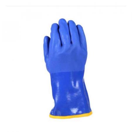 Heavy Duty winter liner pvc coated gloves