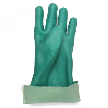 Foam finish pvc coated gloves