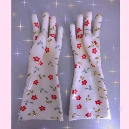 Beautiful pvc household gloves