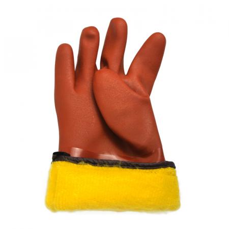 Winter pvc coated gloves
