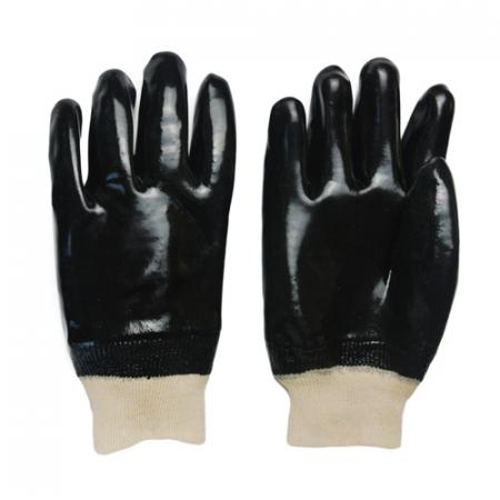 black pvc glove