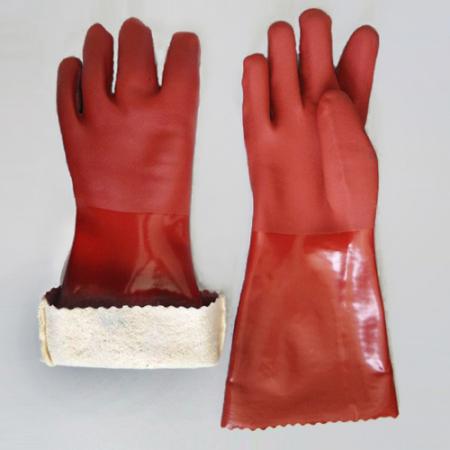 pvc warm working gloves