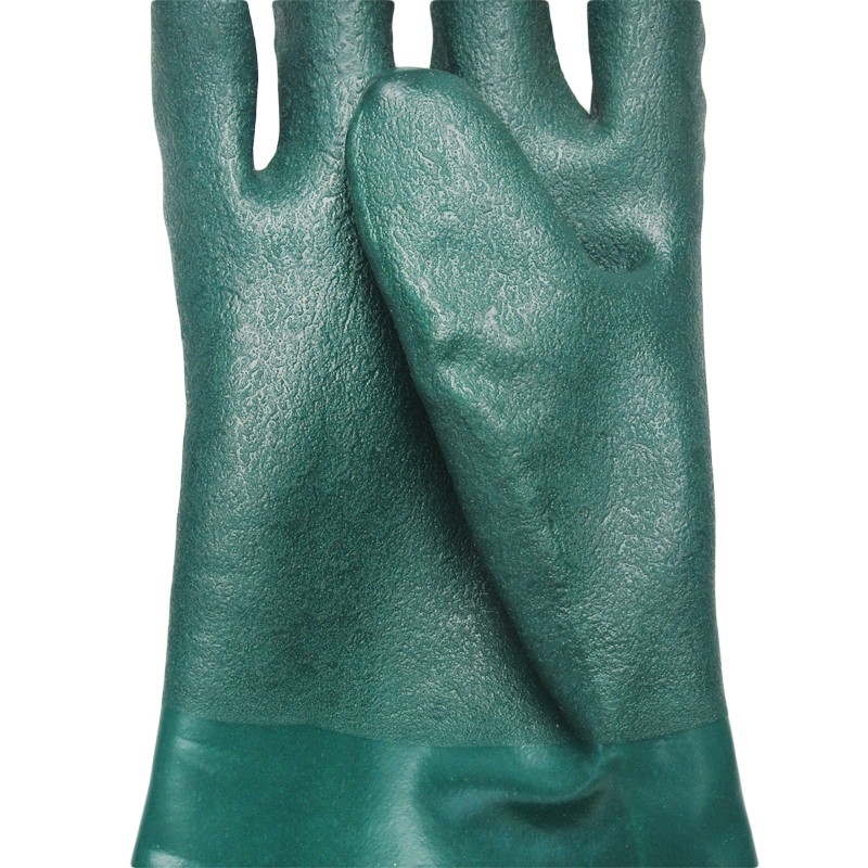 PVC Coated 18 Inch Chemical Gloves